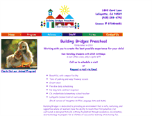 Tablet Screenshot of buildingbridgespreschool.com